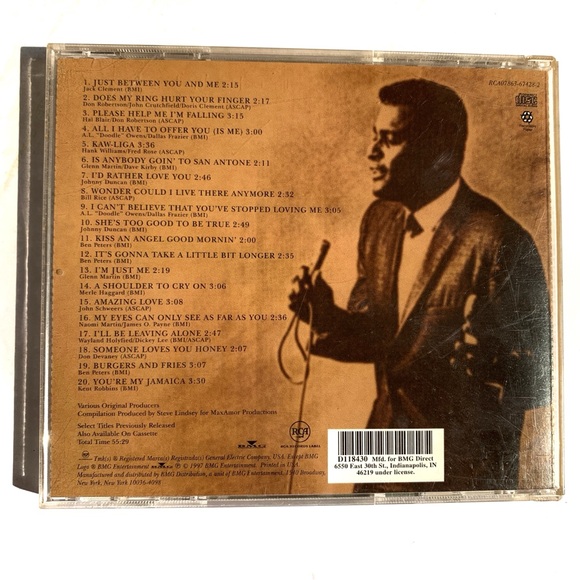 The Essential Charley Pride CD Greatest Hits Collection Classic Country - Picture 2 of 4